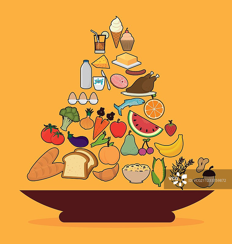 食物数字设计图片素材