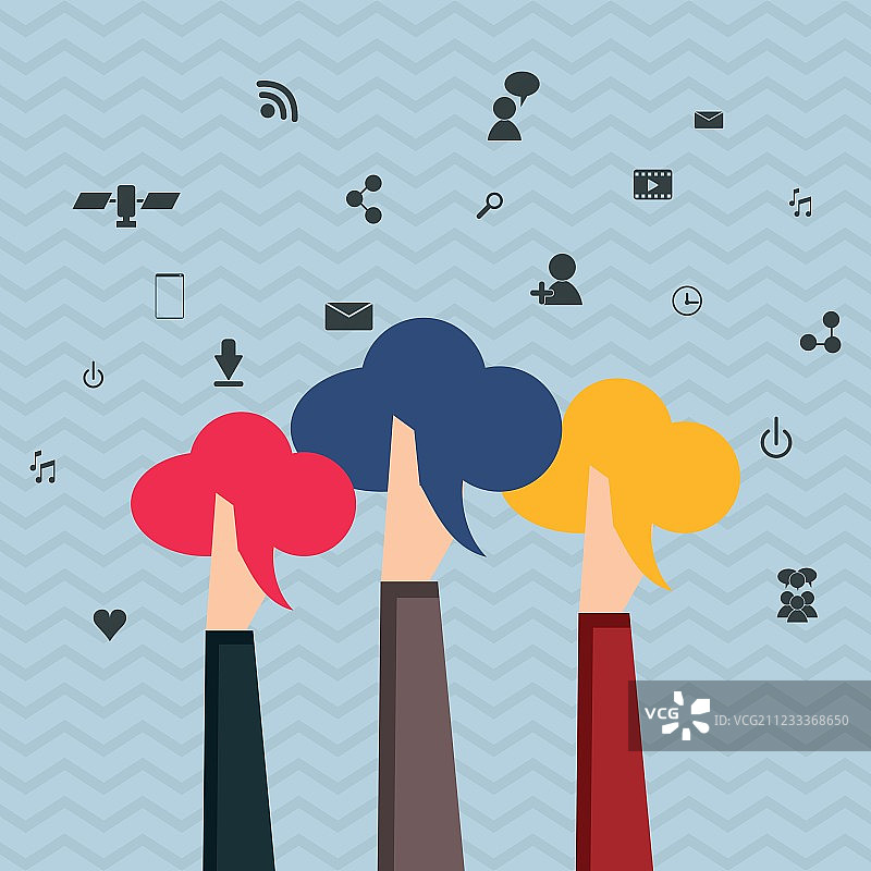 气泡风格图形设计图片素材