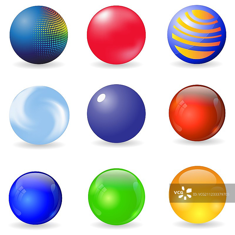 球体合集图片素材