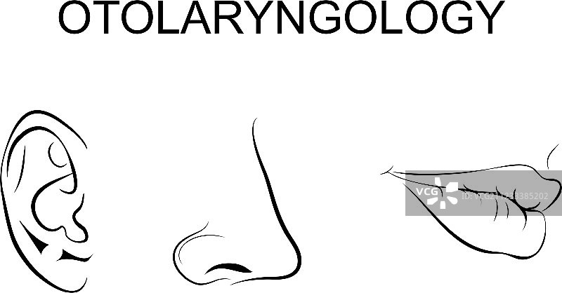耳鼻喉科学图片素材