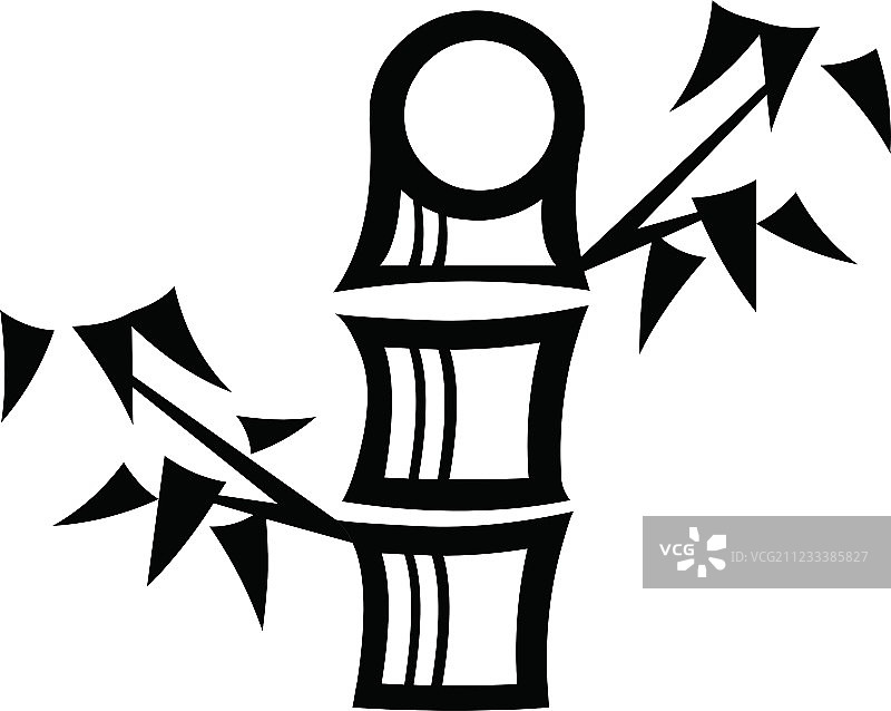 竹子剪影图片素材