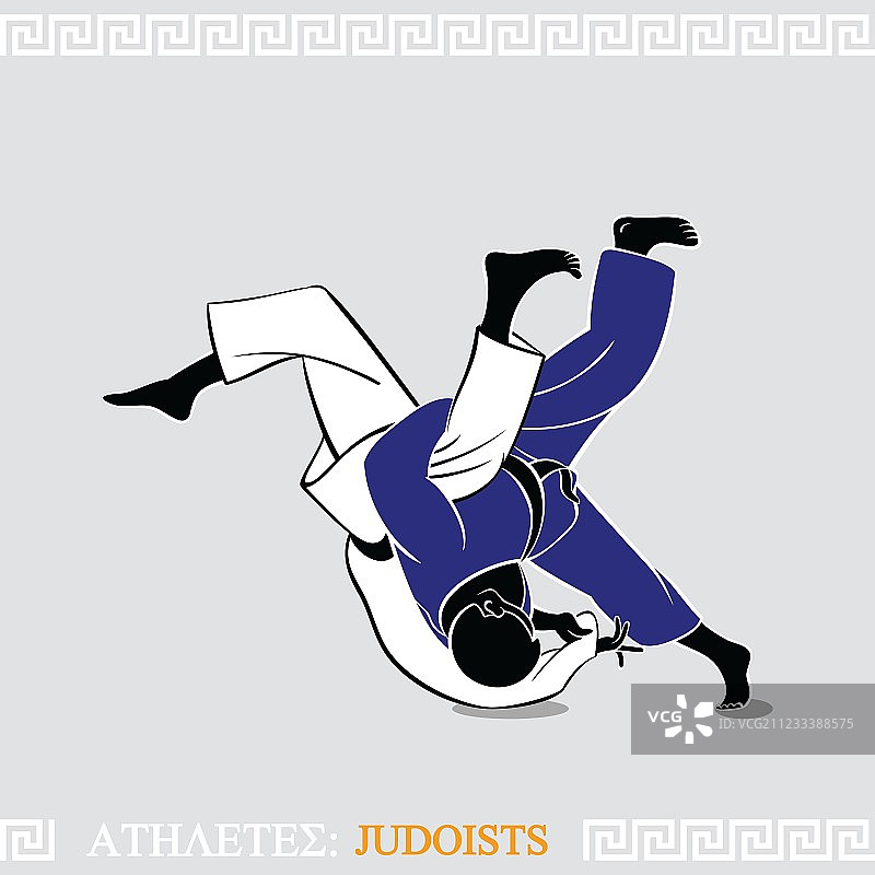柔道运动员图片素材