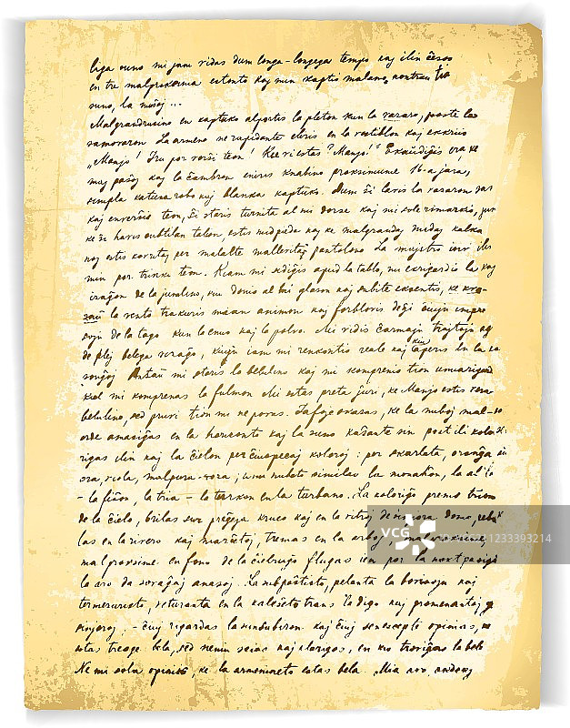 复古信件图片素材