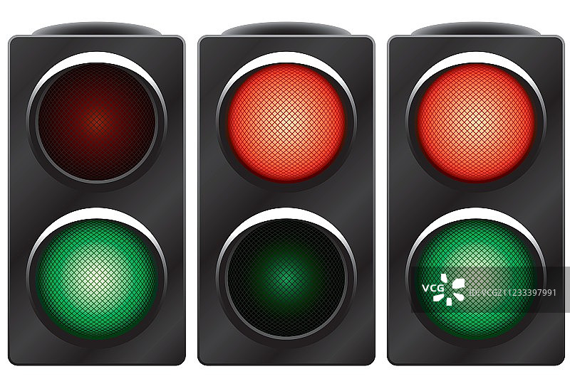 交通信号灯变体图片素材