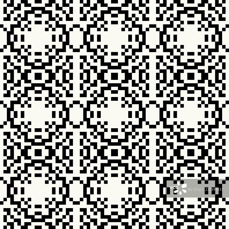 时尚像素无缝图案图片素材