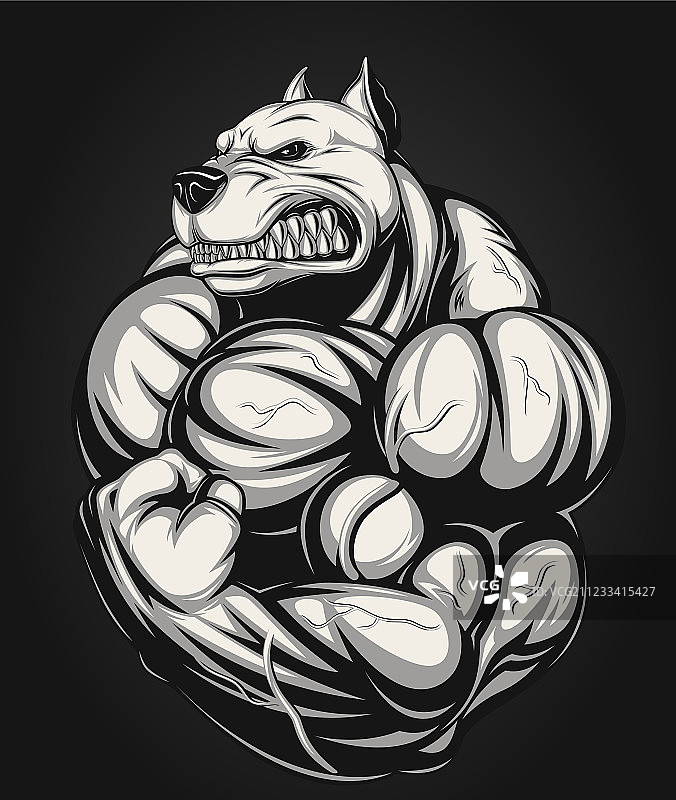 愤怒的狗图片素材