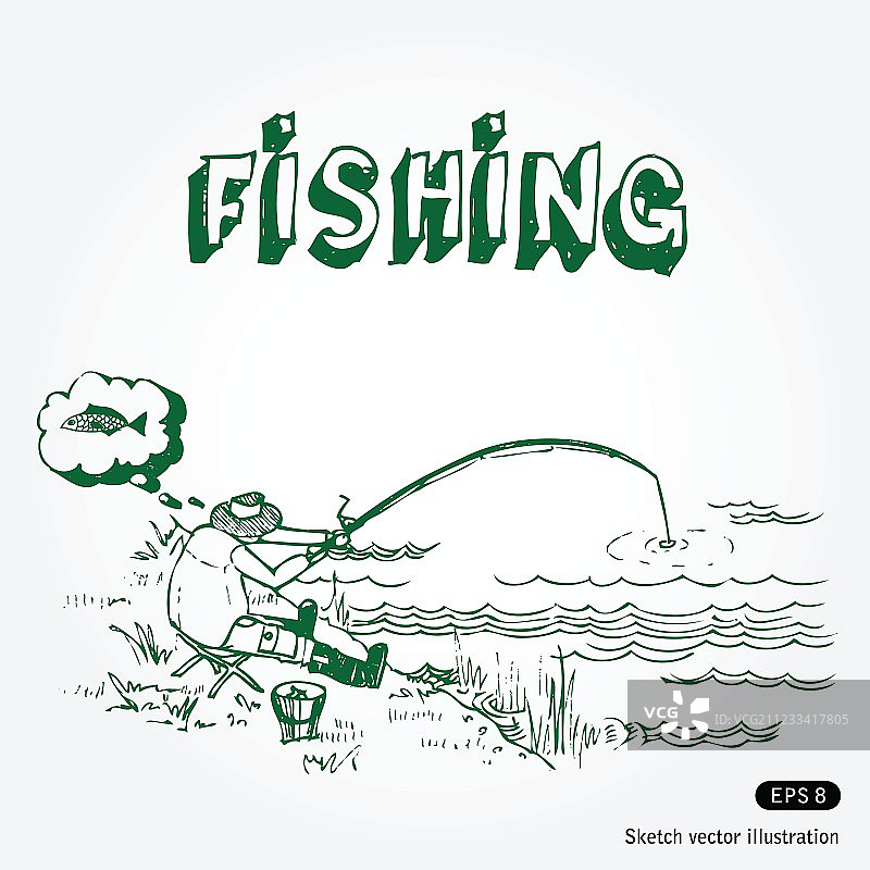钓鱼图片素材