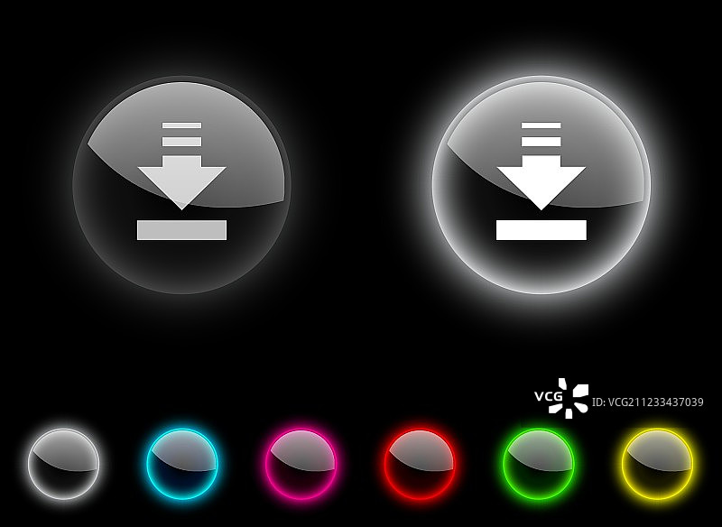 下载按钮图片素材