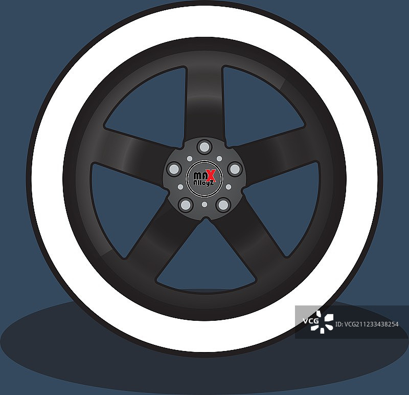 汽车轮辋和轮胎图片素材