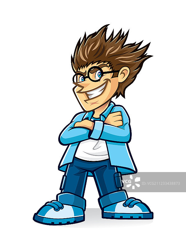 愤世嫉俗的男孩图片素材