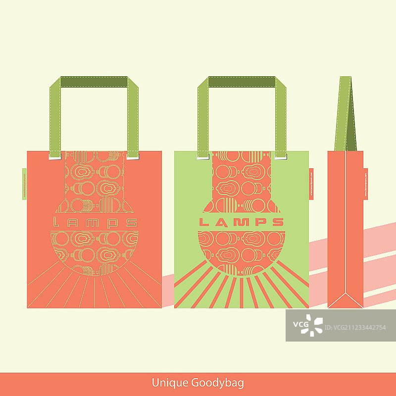 独特的礼品袋图片素材