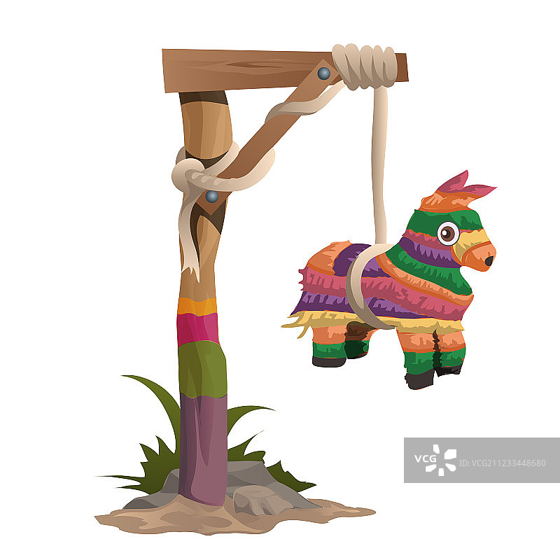 木梁上的刽子手与玩具马图片素材