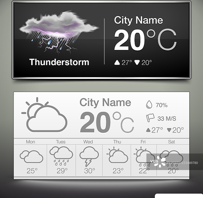 天气小工具图片素材