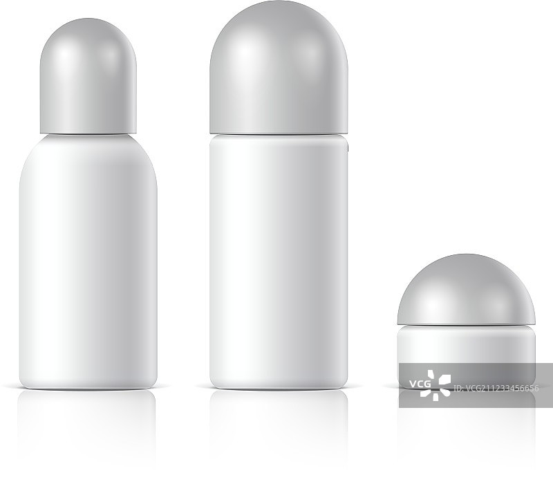逼真化妆品喷雾瓶容器图片素材