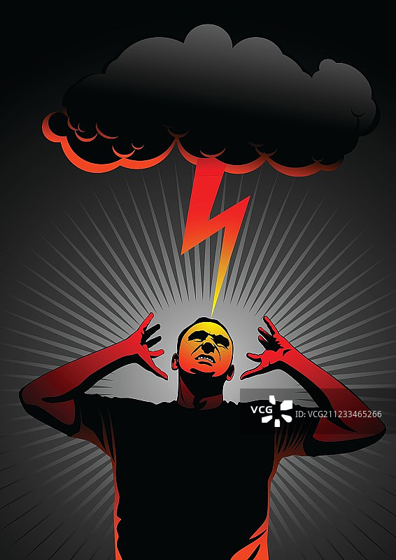 头部轰鸣图片素材