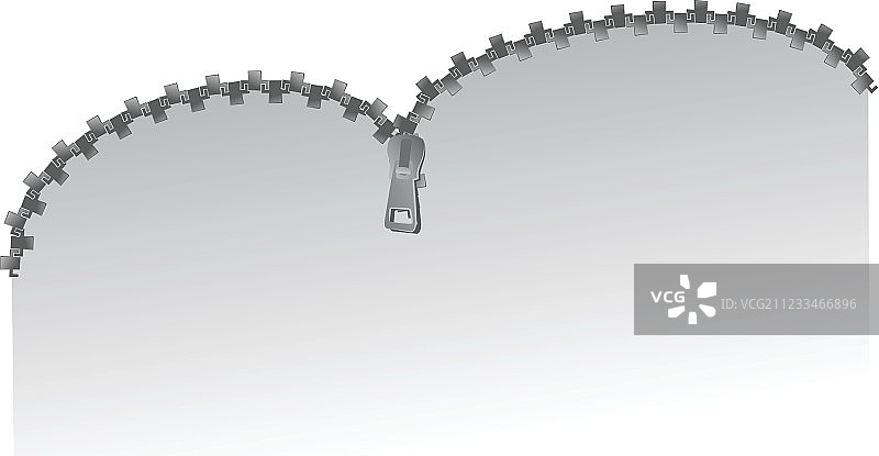 打开的拉链图片素材