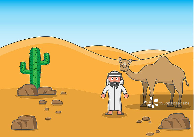 沙漠伙伴图片素材
