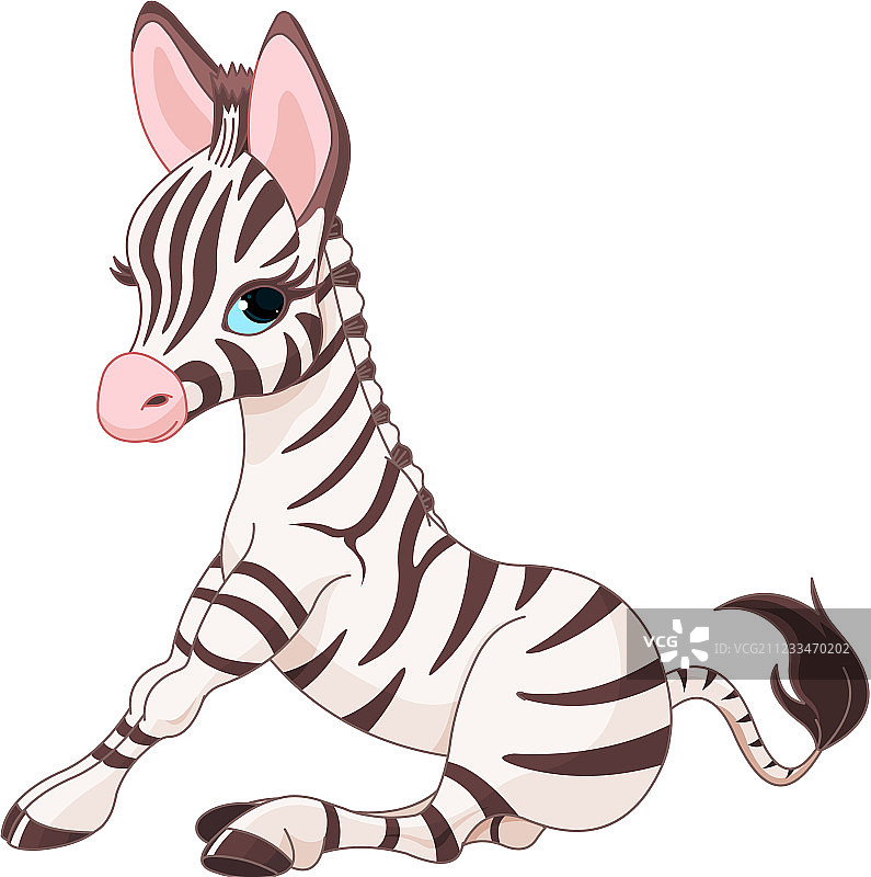 小斑马图片素材