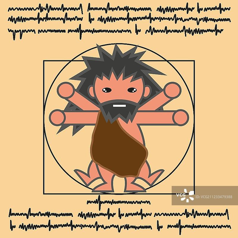 维特鲁威古人图片素材