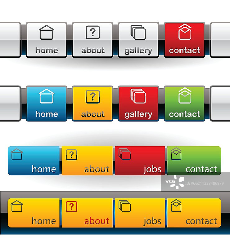 网站按钮图片素材