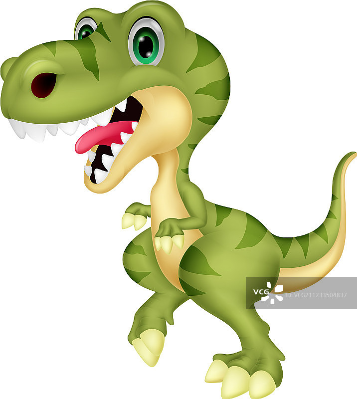 可爱的霸王龙卡通图片素材