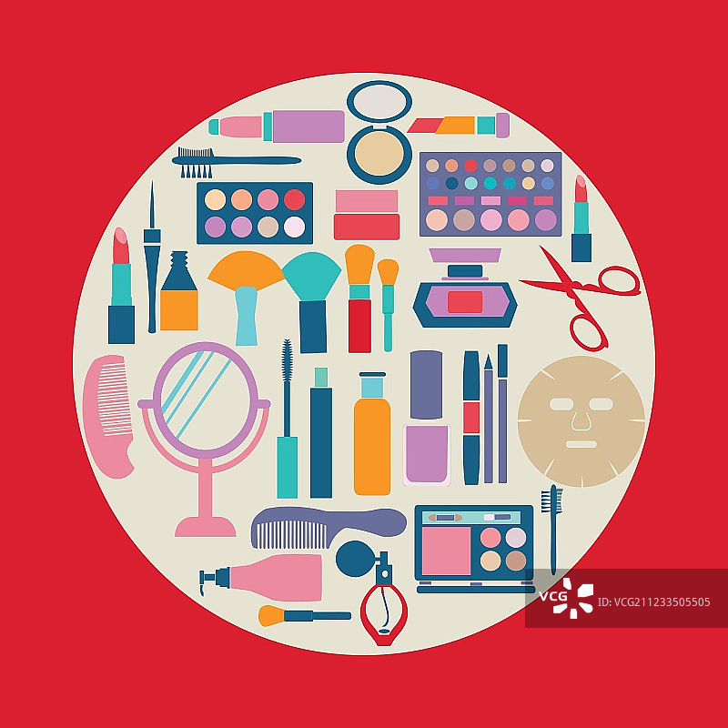 化妆品元素合集图片素材