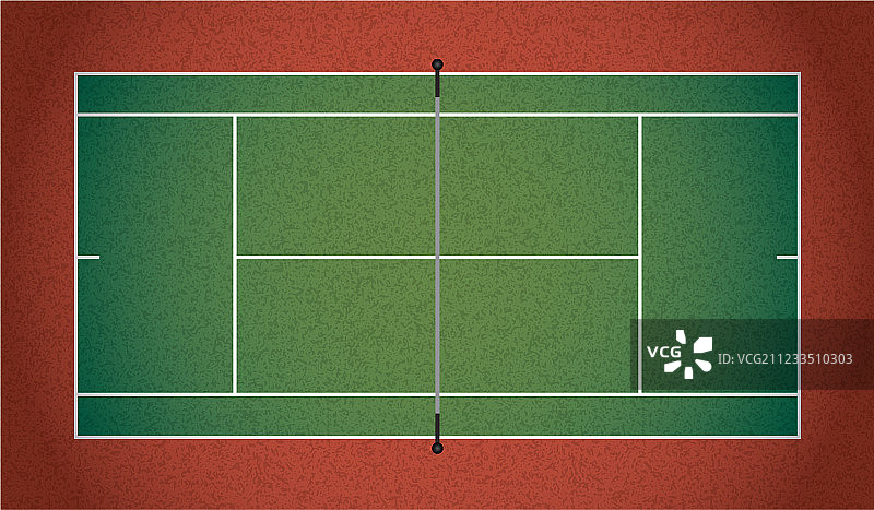 纹理逼真的网球场图片素材