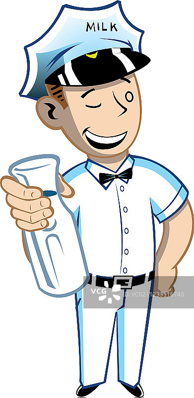 送奶工图片素材