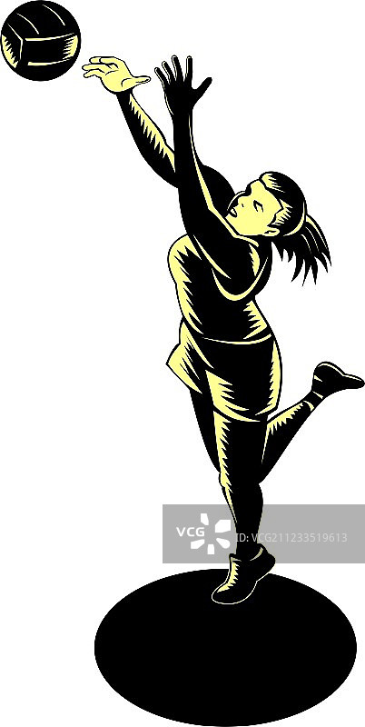 英式女子篮球运动员接球图片素材