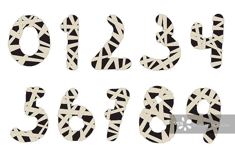 独特的木乃伊风格数字图片素材