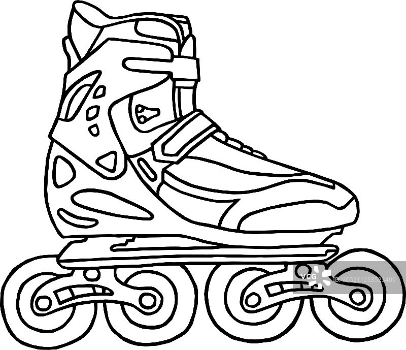 轮滑者图片素材