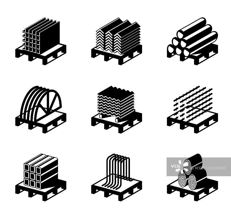 金属建筑材料图片素材