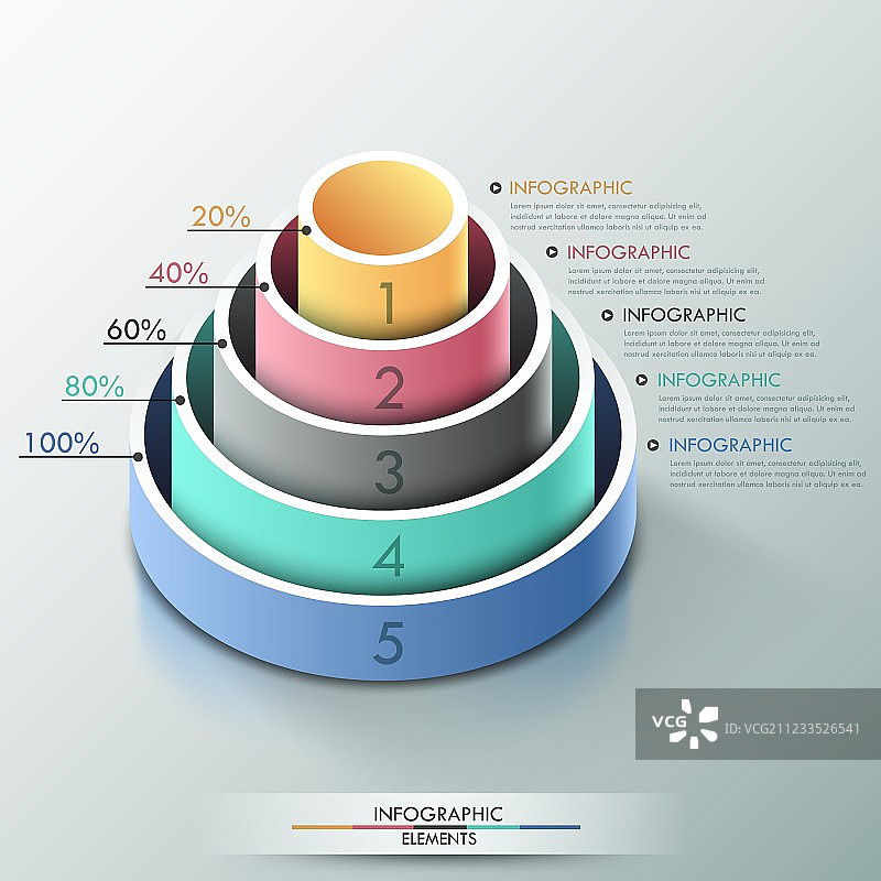 现代信息图表选项横幅图片素材