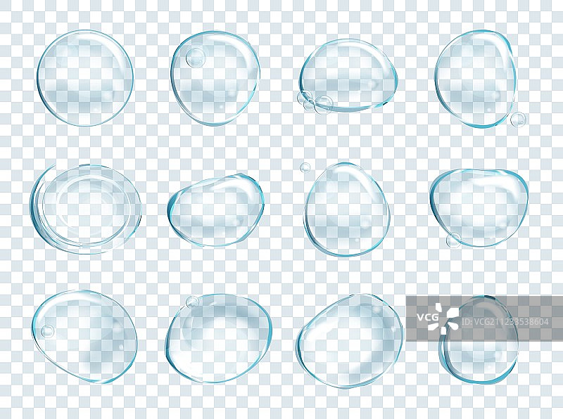 透明隔离的肥皂水泡泡套装图片素材
