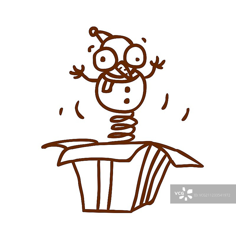 手绘玩具盒图片素材