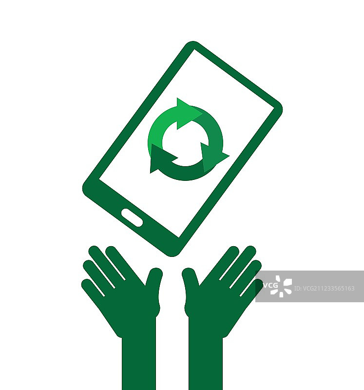 可回收概念设计图片素材