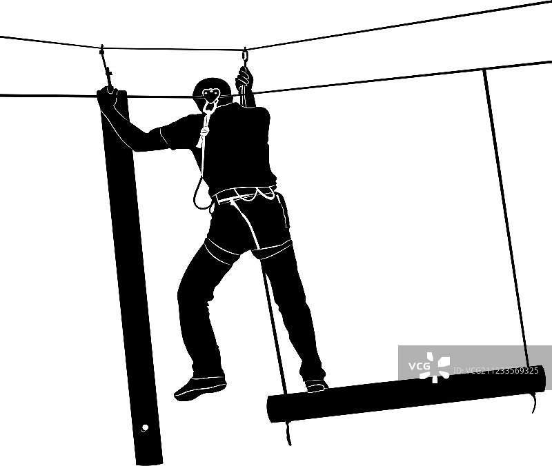 冒险公园绳梯图片素材