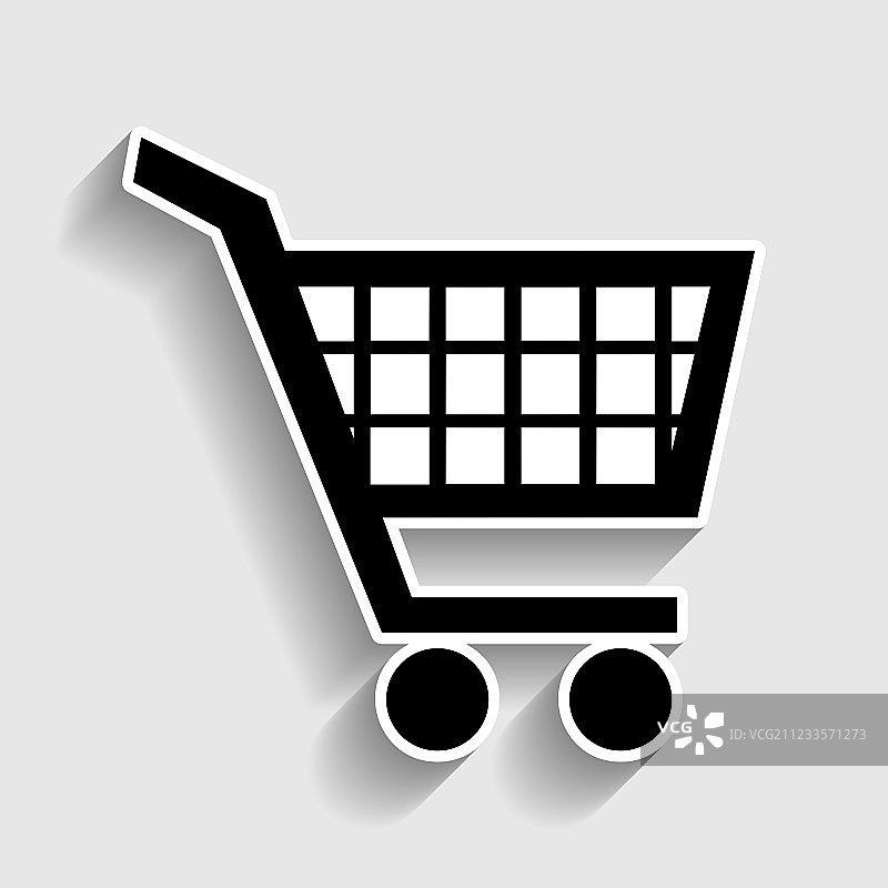 购物手推车标志图片素材