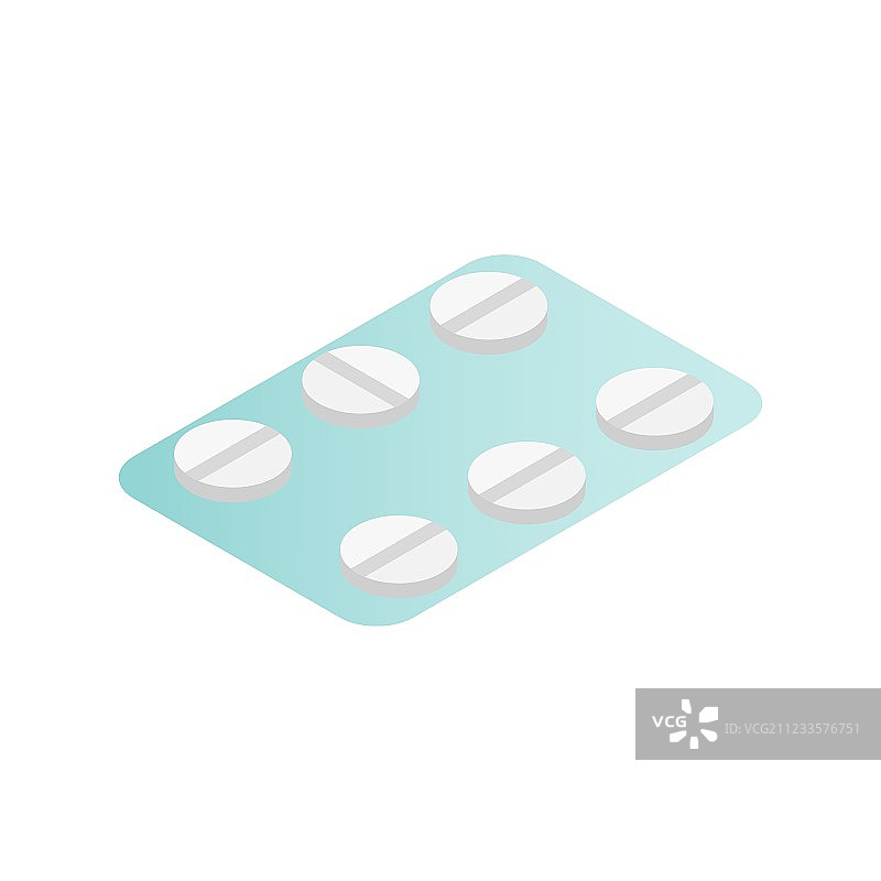 避孕药等距图标图片素材