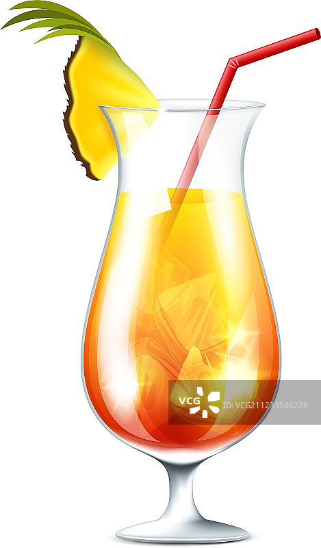 橙色鸡尾酒图片素材