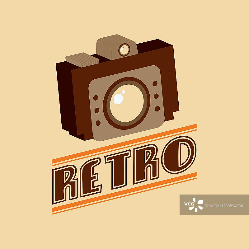 复古相机设计图片素材