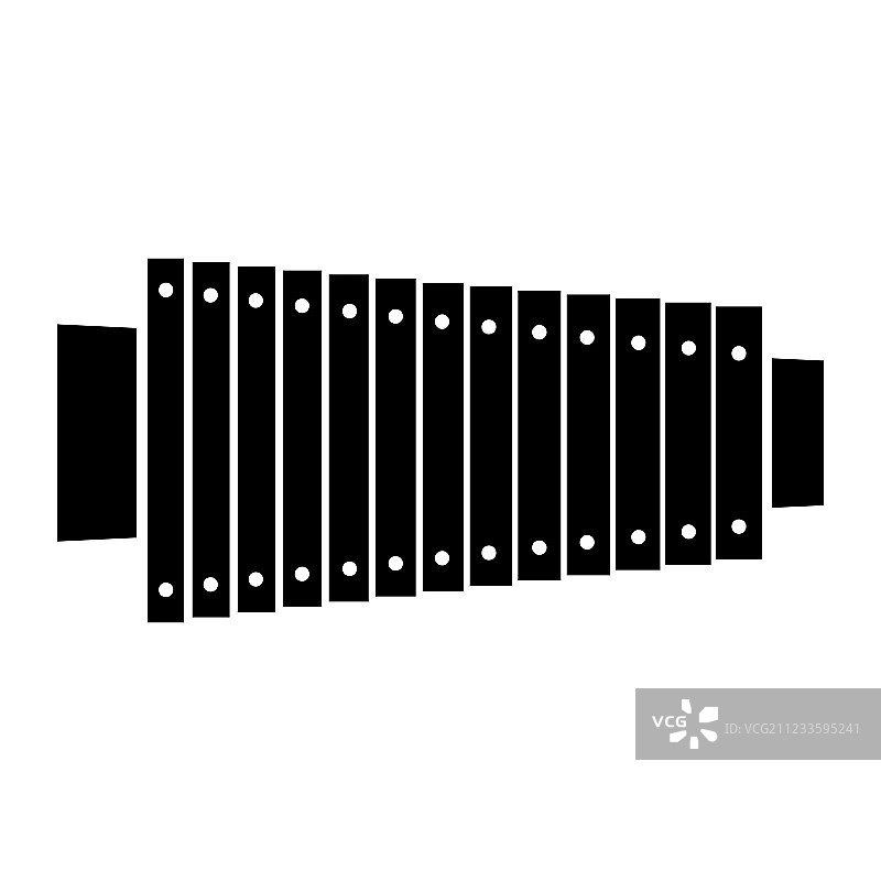 黑色木琴图标图片素材