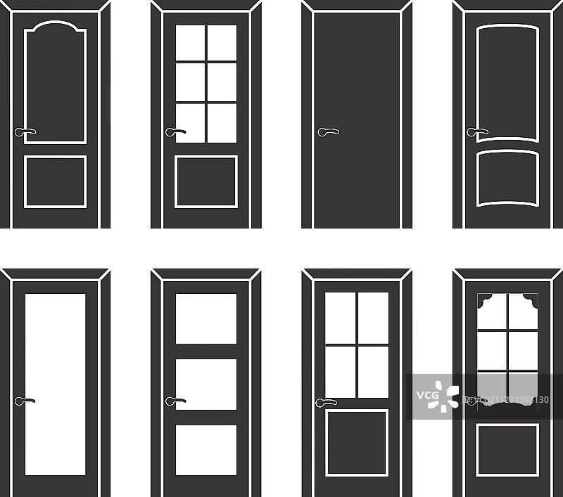 不同设计的门图片素材