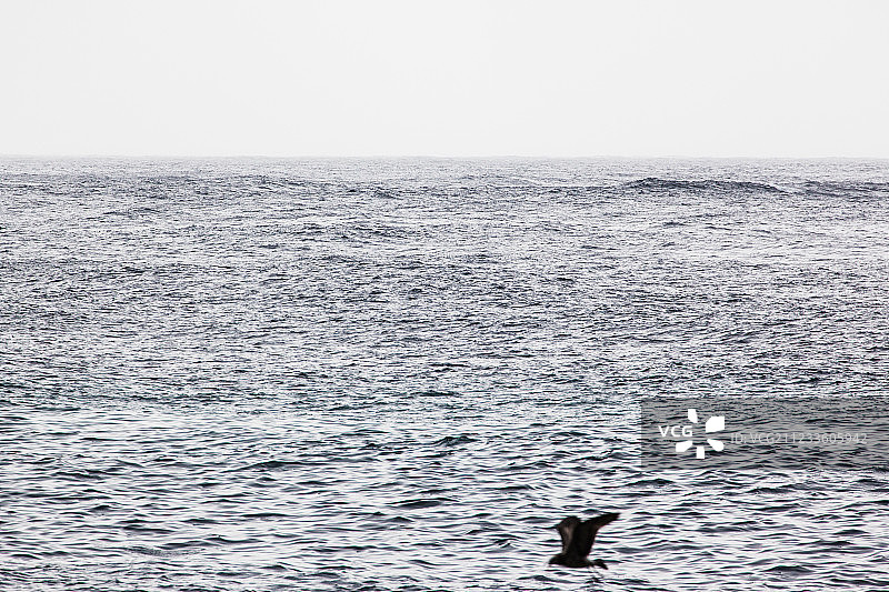 韩国郁陵岛附近海域航拍图片素材