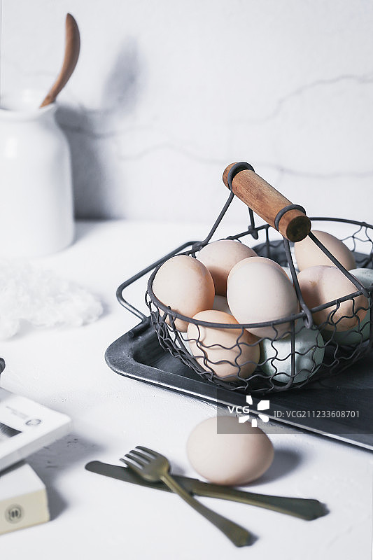 亮调北欧风格鸡蛋图片素材