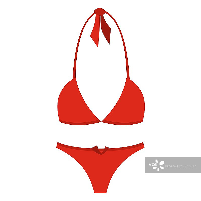 泳装扁平图标图片素材