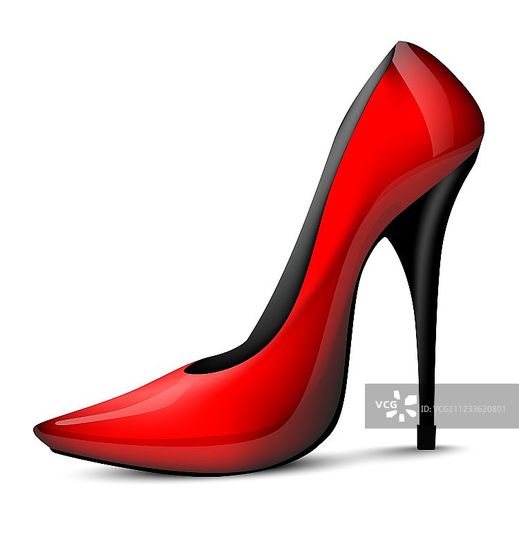 红色高跟鞋图片素材