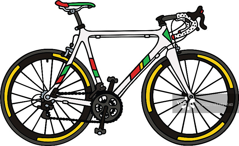 白色公路赛车图片素材