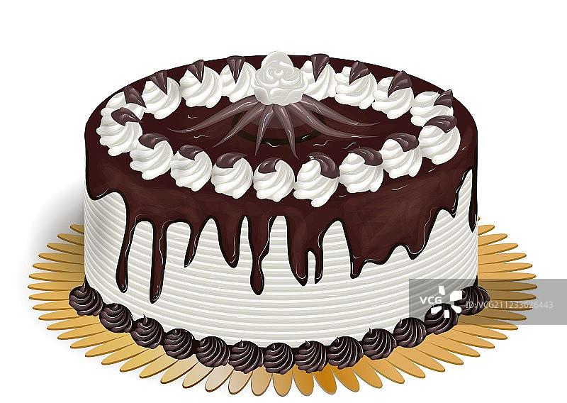 巧克力蛋糕图片素材
