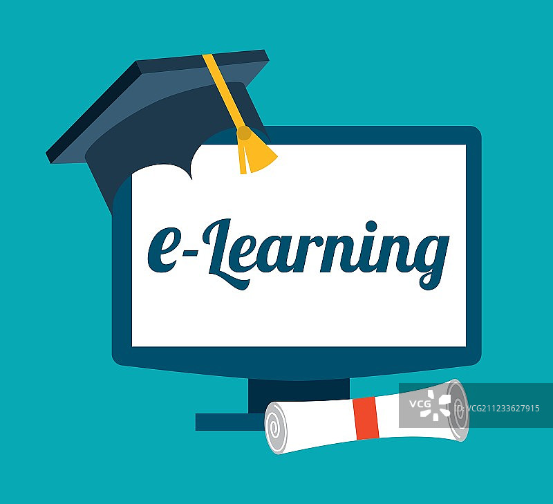 在线学习概念图片素材